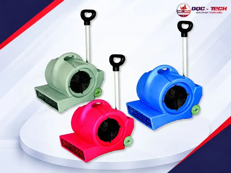 Mức tiêu thụ điện năng của máy thổi sàn thảm sẽ phụ thuộc mật độ sử dụng