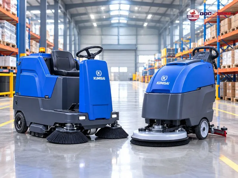 Tối ưu hiệu suất vệ sinh trên các sàn rộng