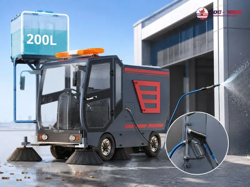 trang bị thùng chứa nước 200l