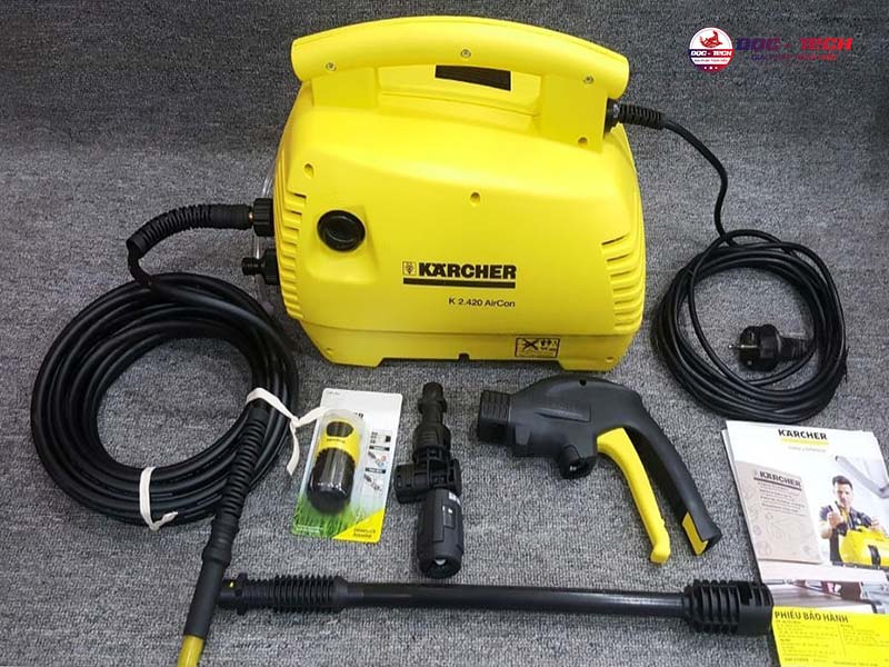 Máy rửa xe của Đức đa dạng phụ kiện