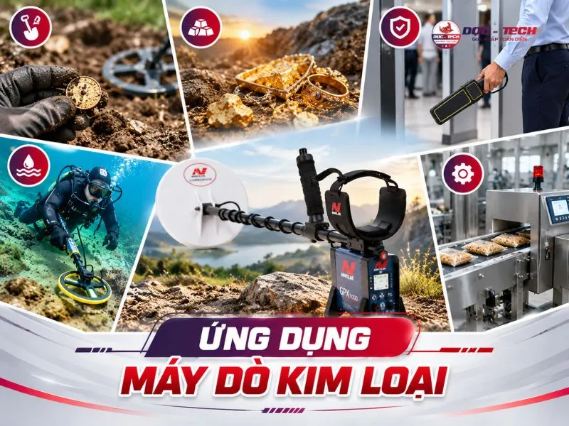 Ứng dụng thực tế của máy dò kim loại