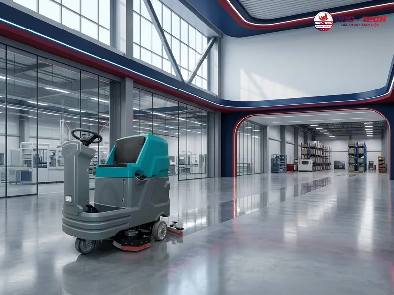 Máy chà sàn ngồi lái Kumisai KMS 85B dùng ở đâu?