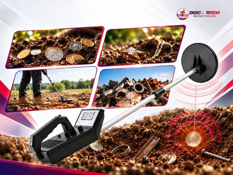 Công việc có thể sử dụng máy rà kim loại MD3005