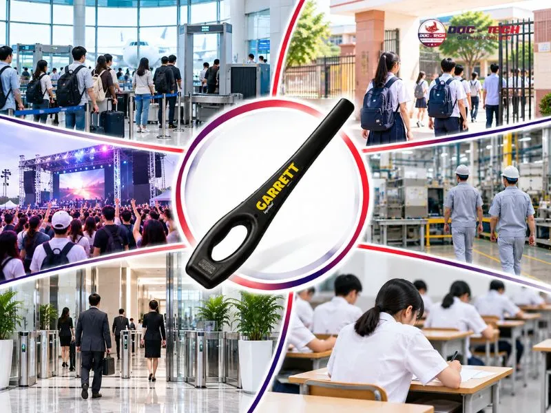 Ứng dụng thực tế của máy rà kim loại Garrett 1165800