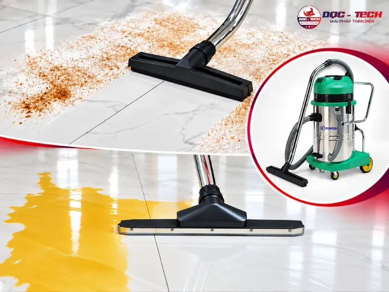 Máy hút bụi Kumisai KMS60-2Q hút khô, hút nước hiệu qủa