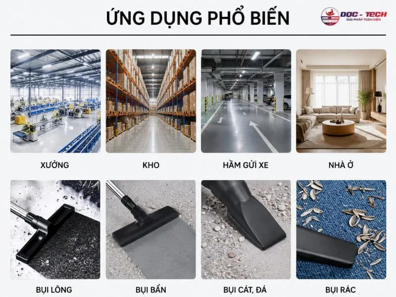 ung-dung-may-hut-bui-dqc-tech-33l.jpg Thiết bị hút bụi DQC Tech 33L ứng dụng tại môi trường chuyên nghiệp