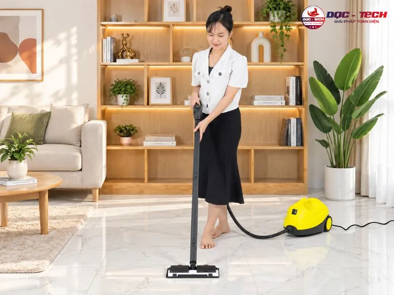 Máy làm sạch thảm phun hút Kumisai KMS02 kiểm soát hơi ổn định