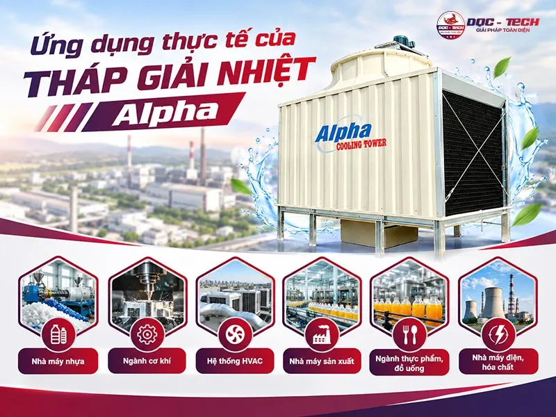 Ứng dụng thực tế của tháp hạ nhiệt Alpha