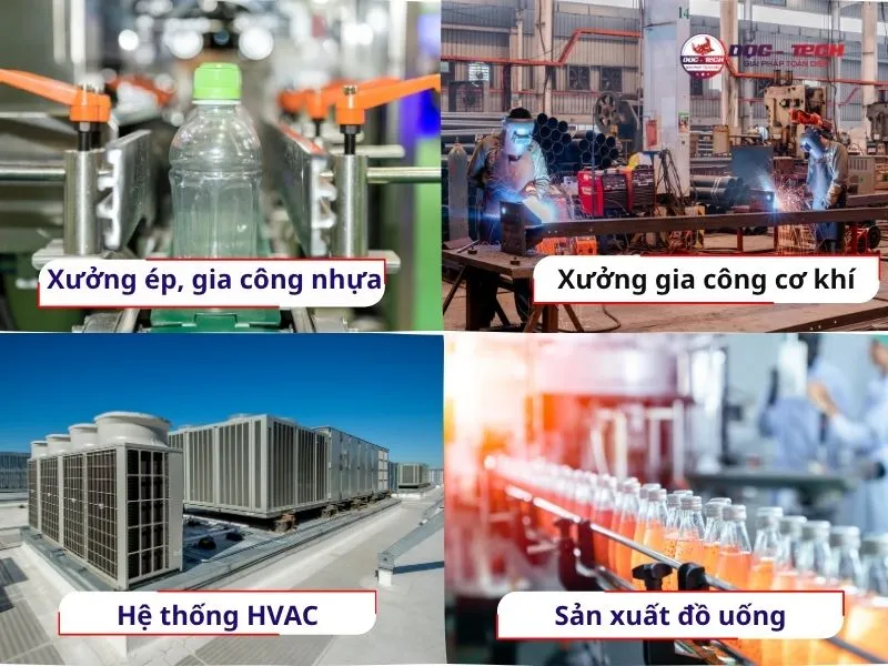 Ứng dụng tháp hạ nhiệt Liang Chi LBC-40RT