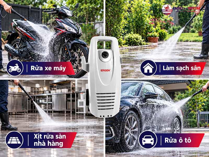 Máy rửa xe Ergen phù hợp với những ai?