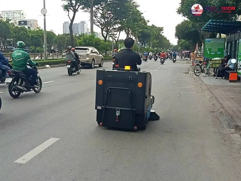 Ứng dụng xe quét rác