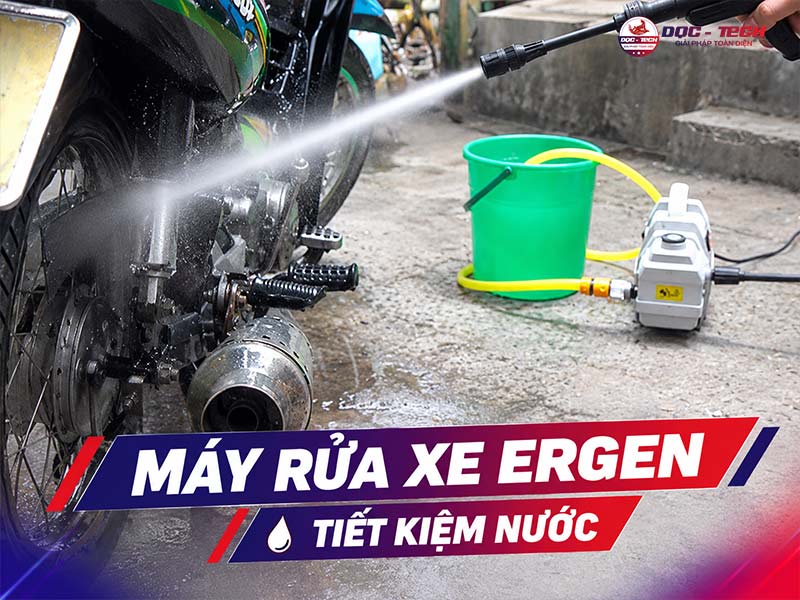 Ưu điểm của máy rửa xe Ergen