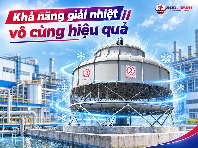 Hiệu suất giải nhiệt của tháp Liang Chi