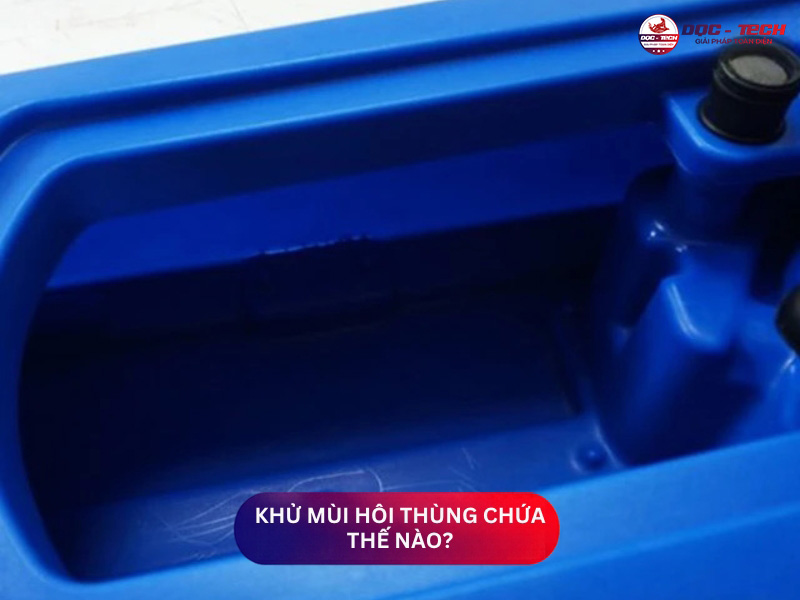Vệ sinh máy chà sàn: khử mùi