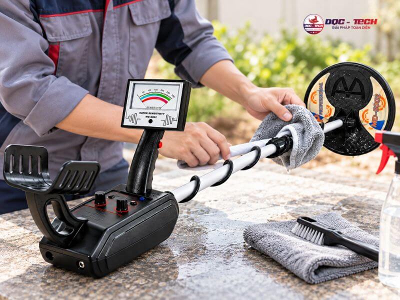 Hướng dẫn vệ sinh và bảo quản máy dò kim loại MD5002