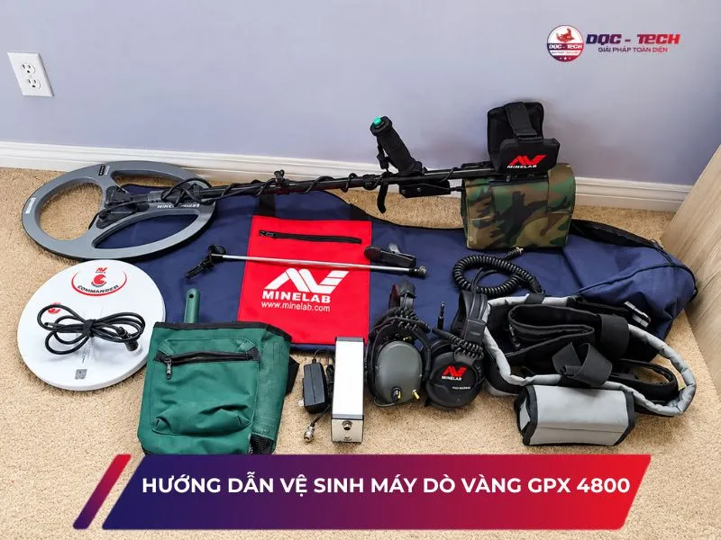 Cách vệ sinh máy dò vàng GPX 4800