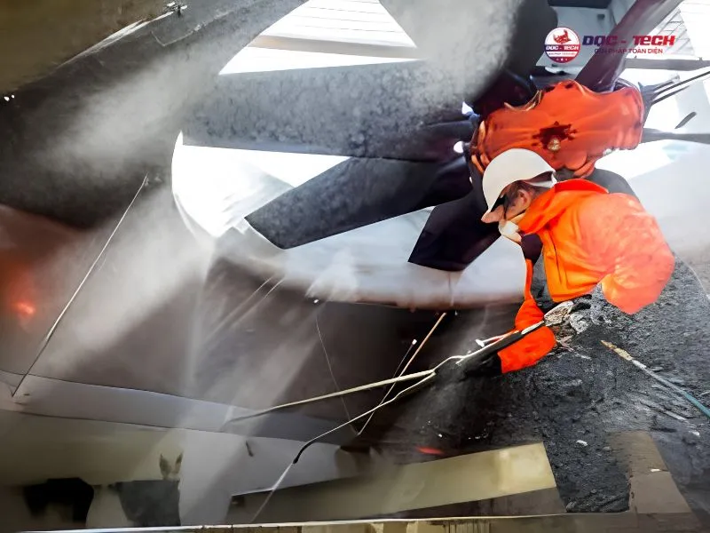 Vệ sinh định kỳ tháp tản nhiệt Kumisai KMS 300RT