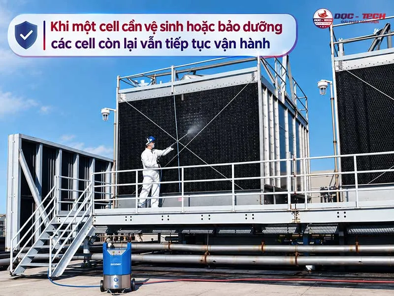 Dễ dàng kiểm tra và bảo trì từng cell