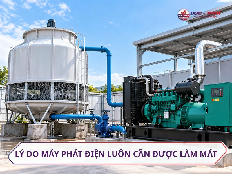 Tháp giải nhiệt cho máy phát điện là gì?