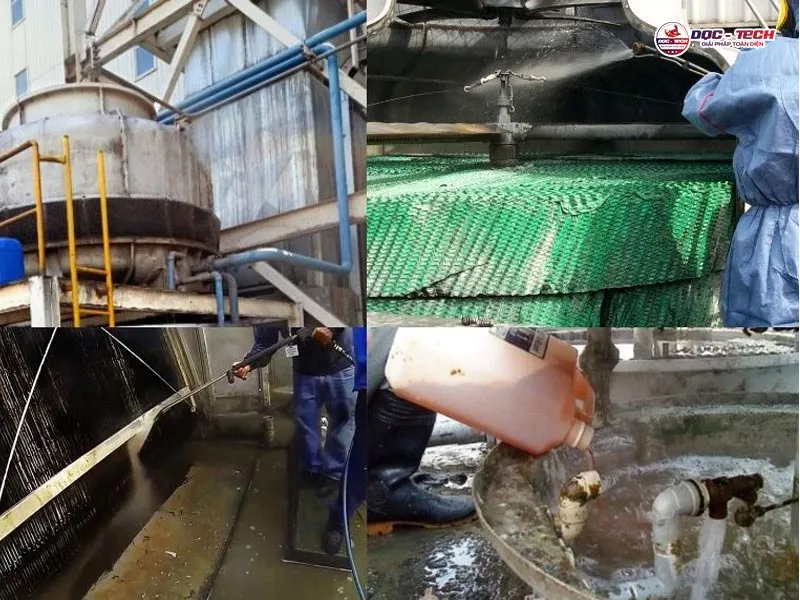 Lưu ý khi sử dụng hóa chất tháp giải nhiệt