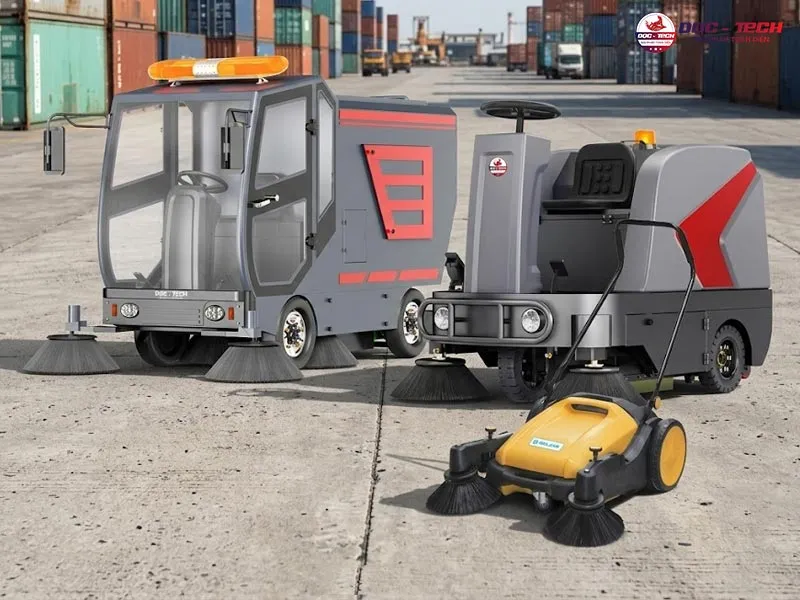 Xác định đúng loại xe quét rác Xác định đúng loại xe quét rác