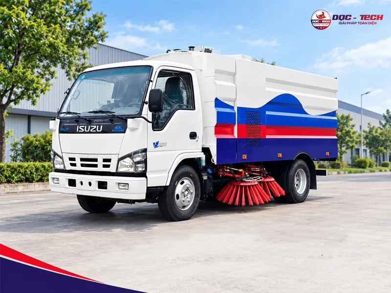 xe quét đường Isuzu có nguồn gốc từ nhật bản