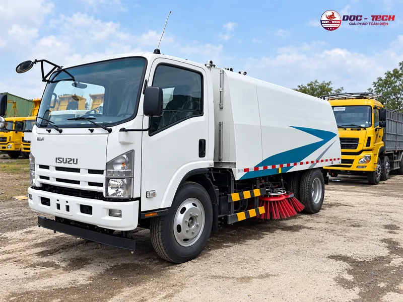 xe quét rác đáp ứng nhu cầu vệ sinh rộng lớn