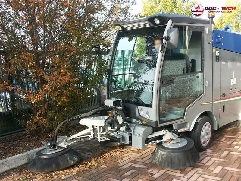 xe quét rác ngồi lái quét hút đồng bổ