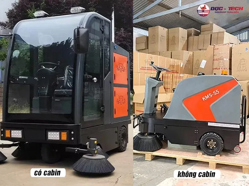 2 loại xe quét rác