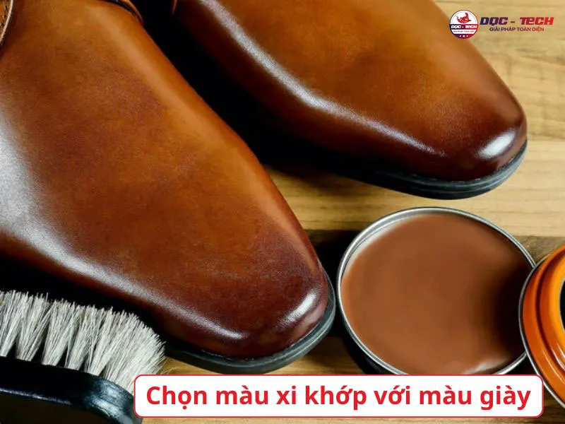 Xi đánh giày màu vàng bò cách chọn đúng nhất