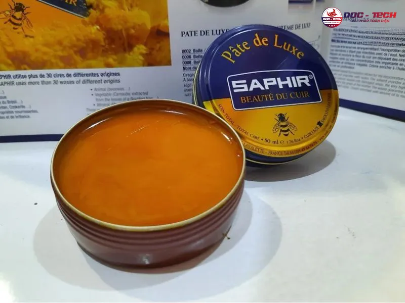 Xi đánh giày màu vàng bò thành phần tự nhiên
